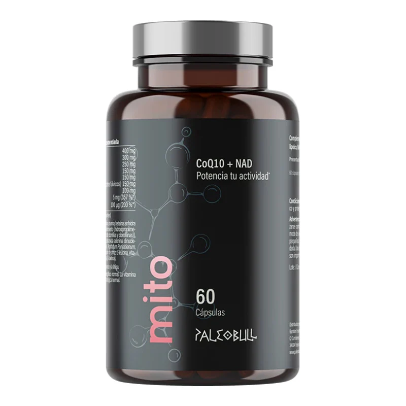 Mito: CoQ10 + NAD+ · Paleobull · 30 cápsulas