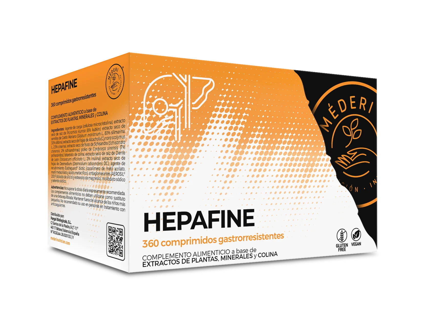 Hepafine · Mederi · 360 comprimidos
