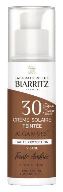 Crema Solar Facial Pigmentada SPF30 - Color Ambar · Alga Maris · 50 ml