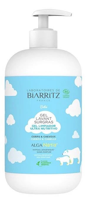 Gel Limpiador Bebé · Alga Natis · 500 ml