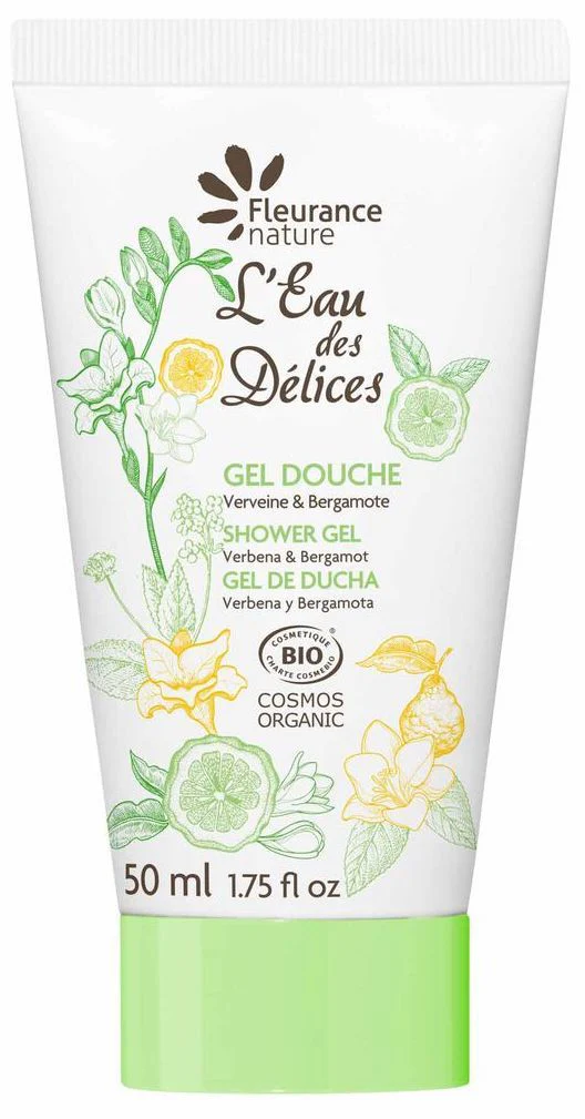 Gel de Ducha Verbena y Bergamota · Fleurance Nature · 50 ml
