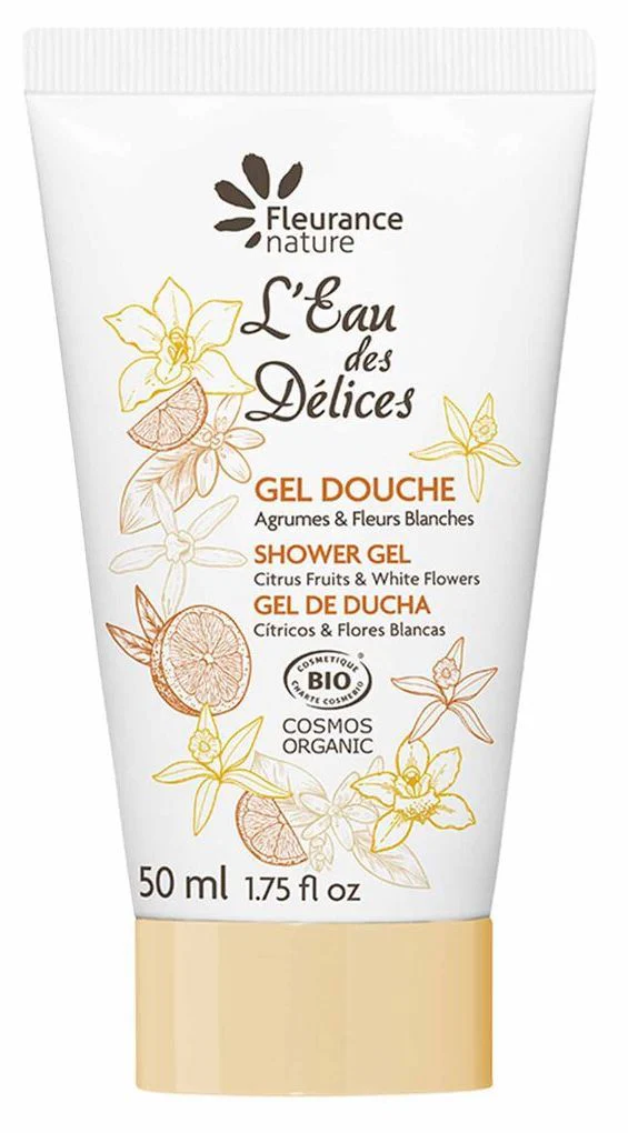 Gel de Ducha de Cítricos & Flores Blancas · Fleurance Nature · 50 ml