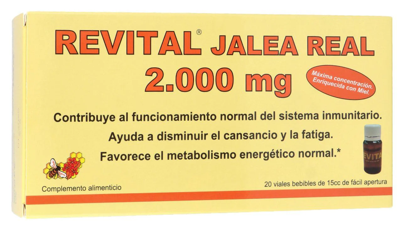 Revital Jalea Real 2.000 mg · Pharma OTC · 20 viales