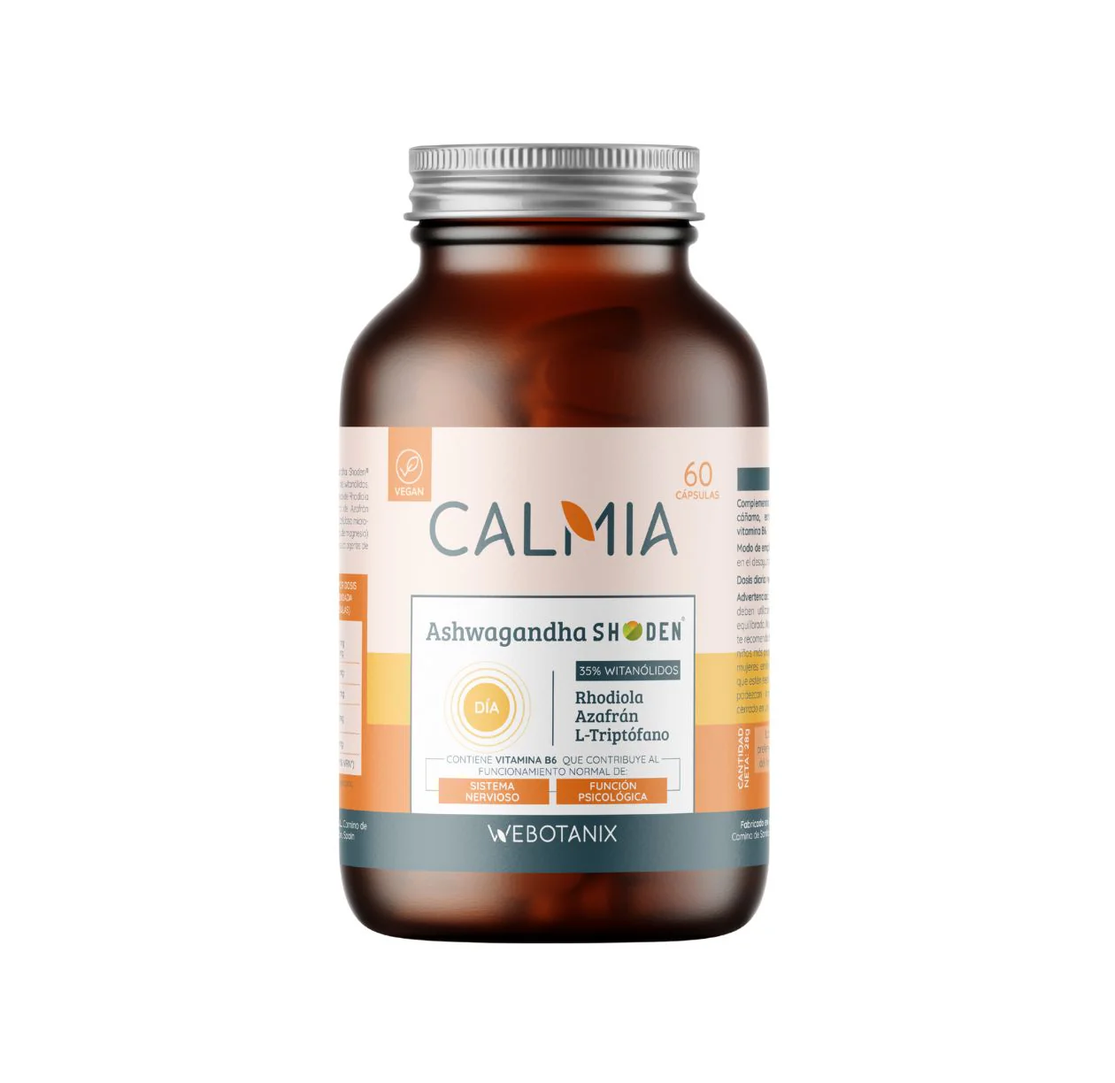 Calmia Día · WeBotanix · 60 cápsulas
