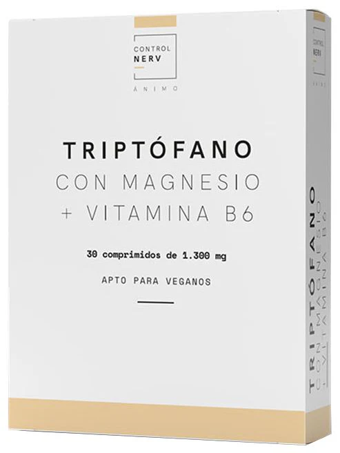 Triptófano con Magnesio + Vitamina B6 · Herbora · 30 comprimidos