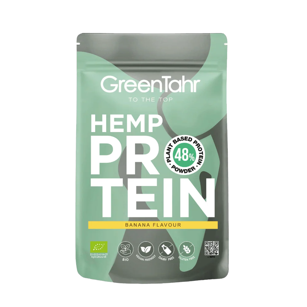 Proteína de Cáñamo Eco Banana · Green Tahr · 750 gramos