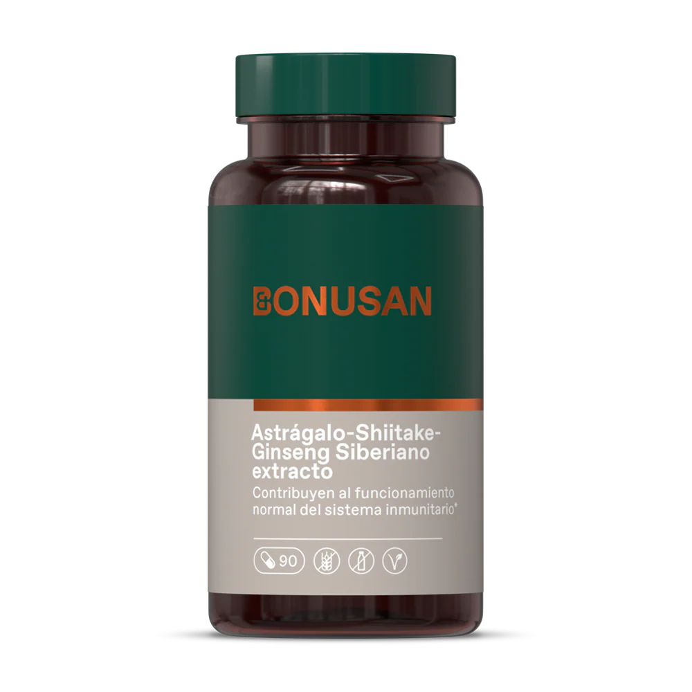 Astragalo-Shiitake-Ginseng · Bonusan · 90 cápsulas