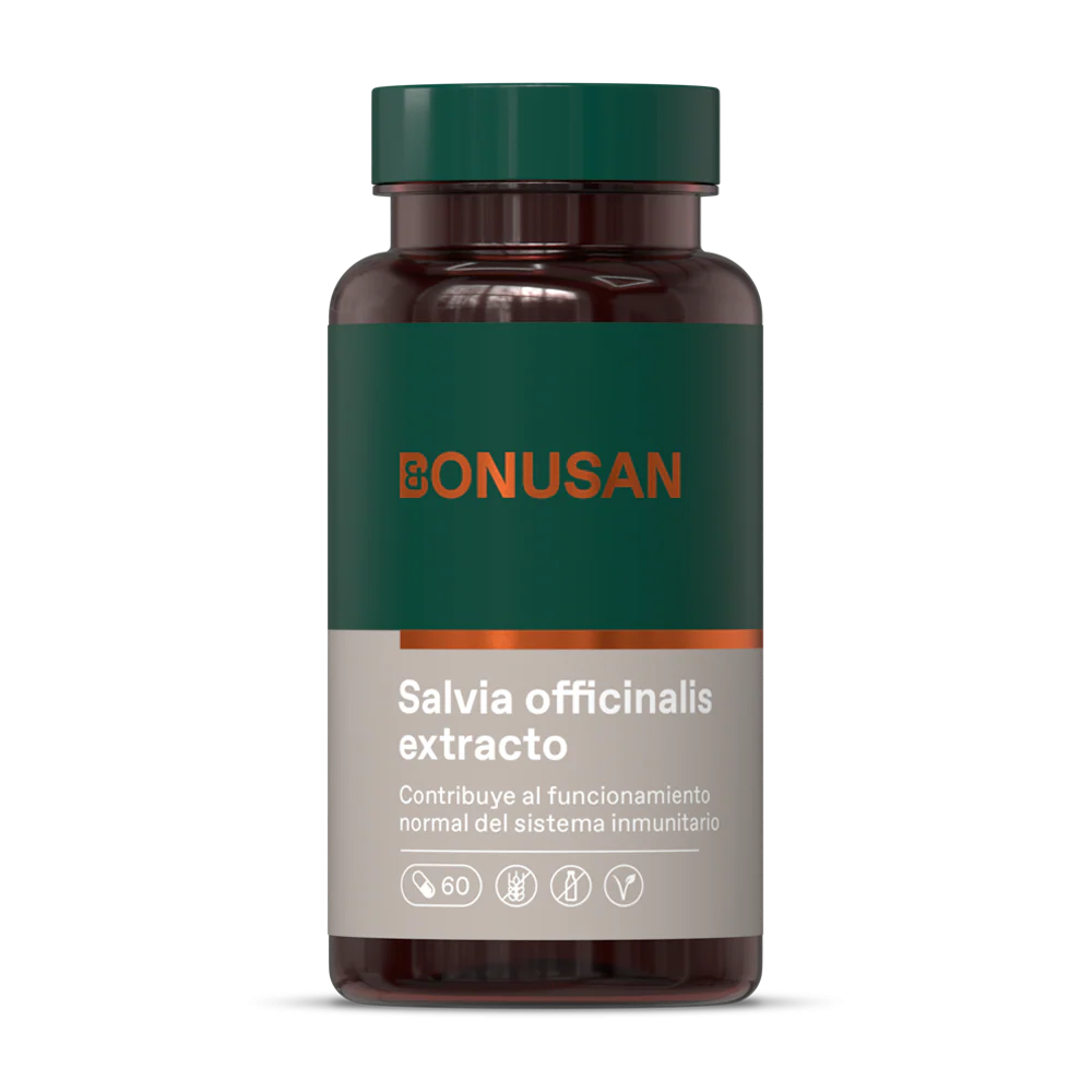 Salvia Officinalis Extracto · Bonusan · 60 cápsulas
