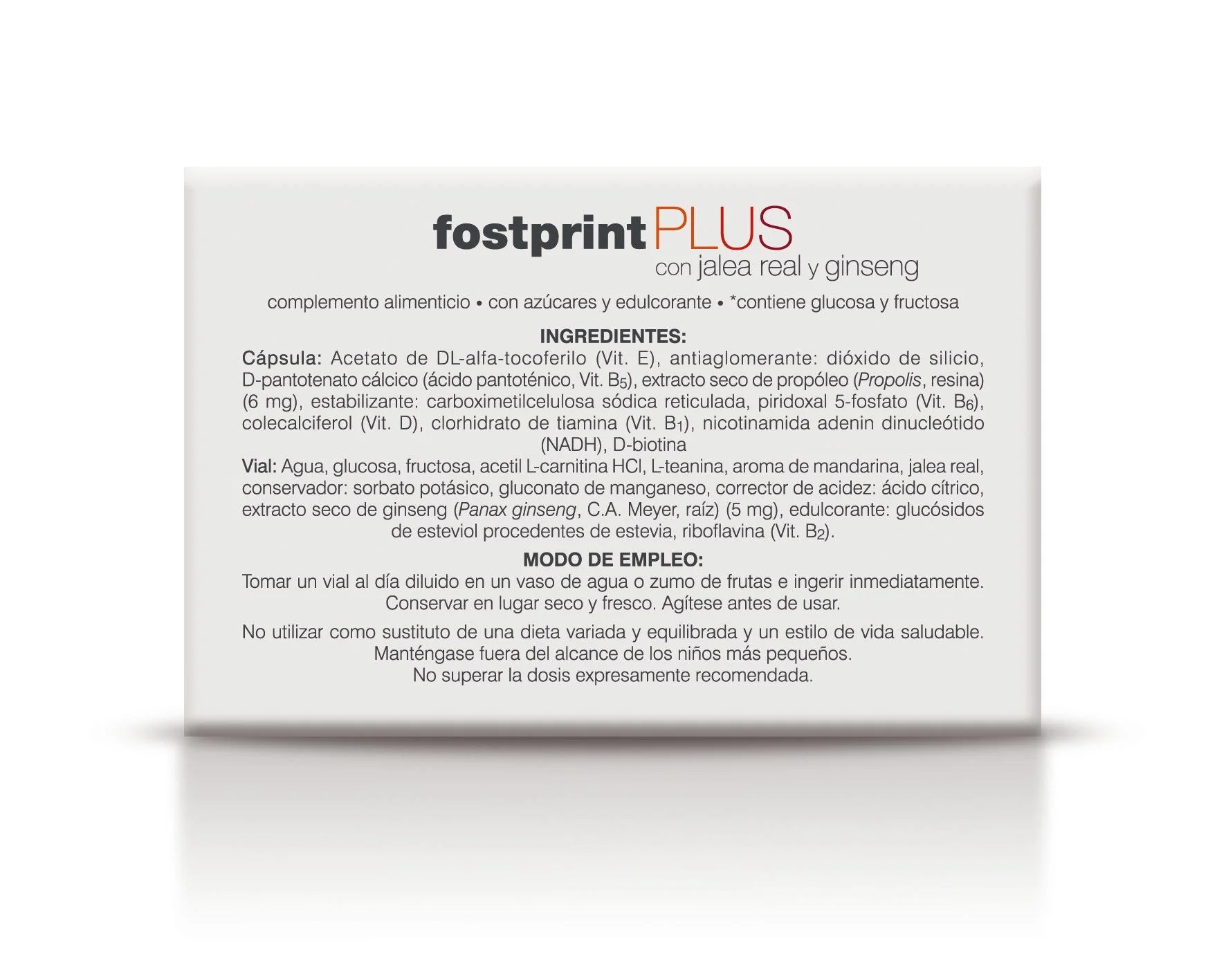 Fost Print Plus · Soria Natural · 20 viales - Image 2