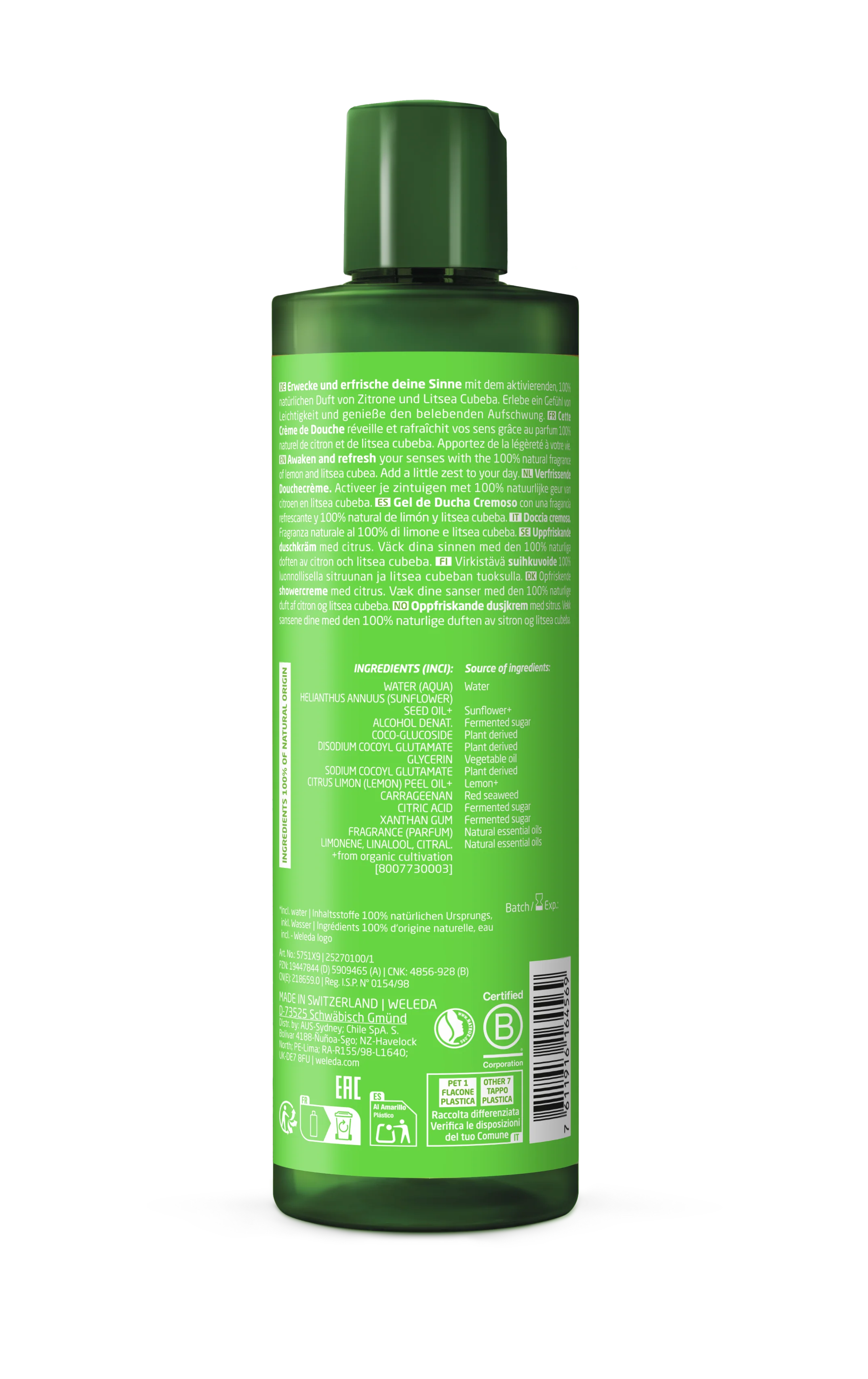 Gel de Ducha Cremoso Citrus · Weleda · 400 ml - Image 2