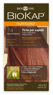 Biokap Nutricolor 7.4 Rojo Cobrizo · Biokap · 140 ml