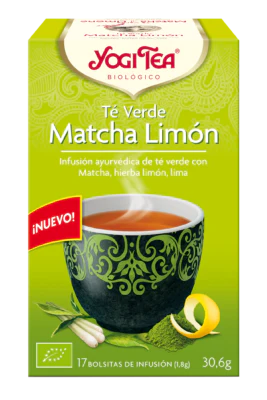 Te Verde Matcha Limon · Yogi Tea · 17 filtros