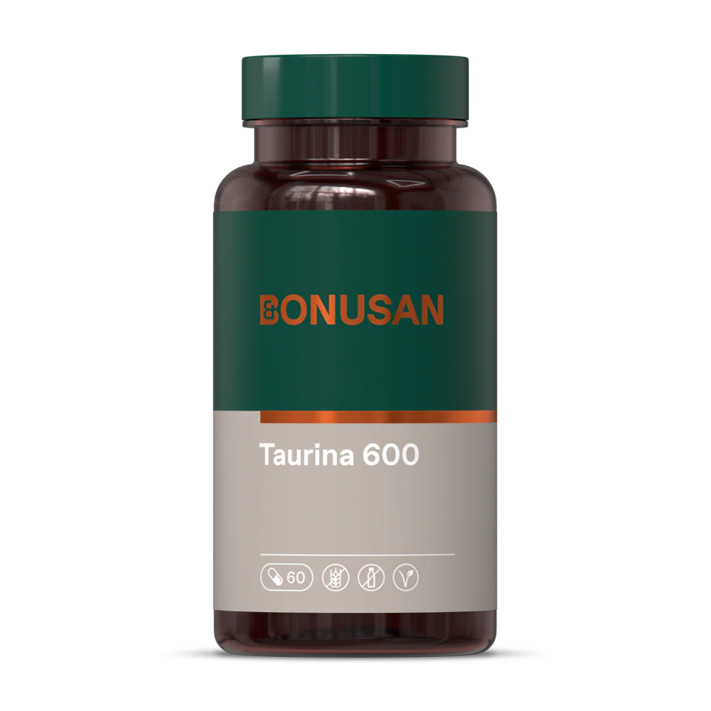 Taurina 600 mg · Bonusan · 60 cápsulas