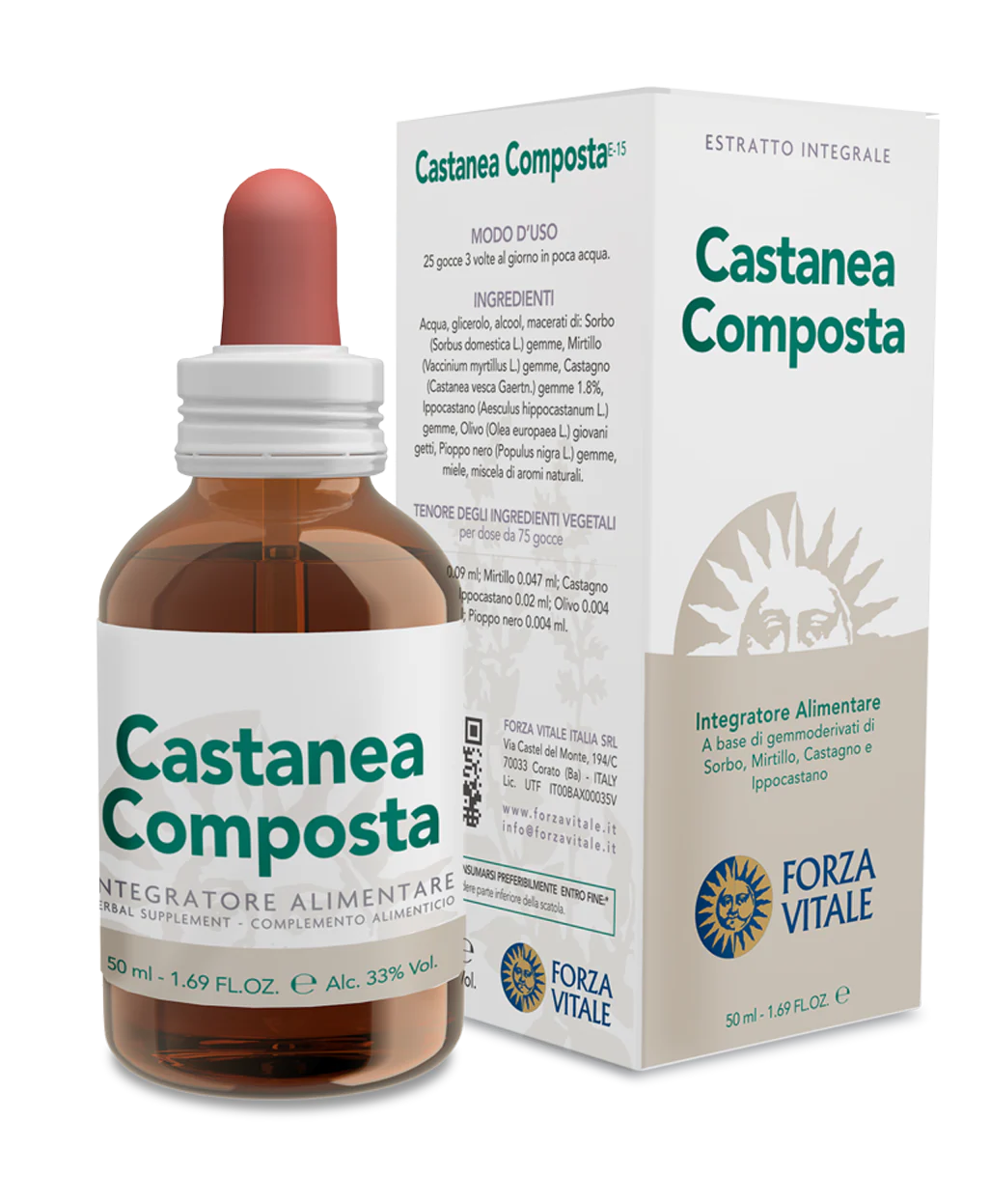 Castanea Composta · Forza Vitale · 50 ml