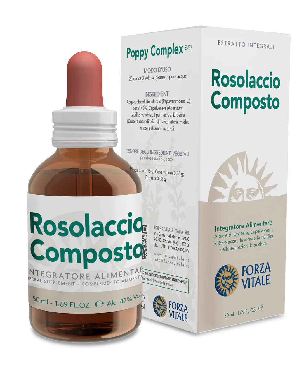 Rosolaccio Composto · Forza Vitale · 50 ml