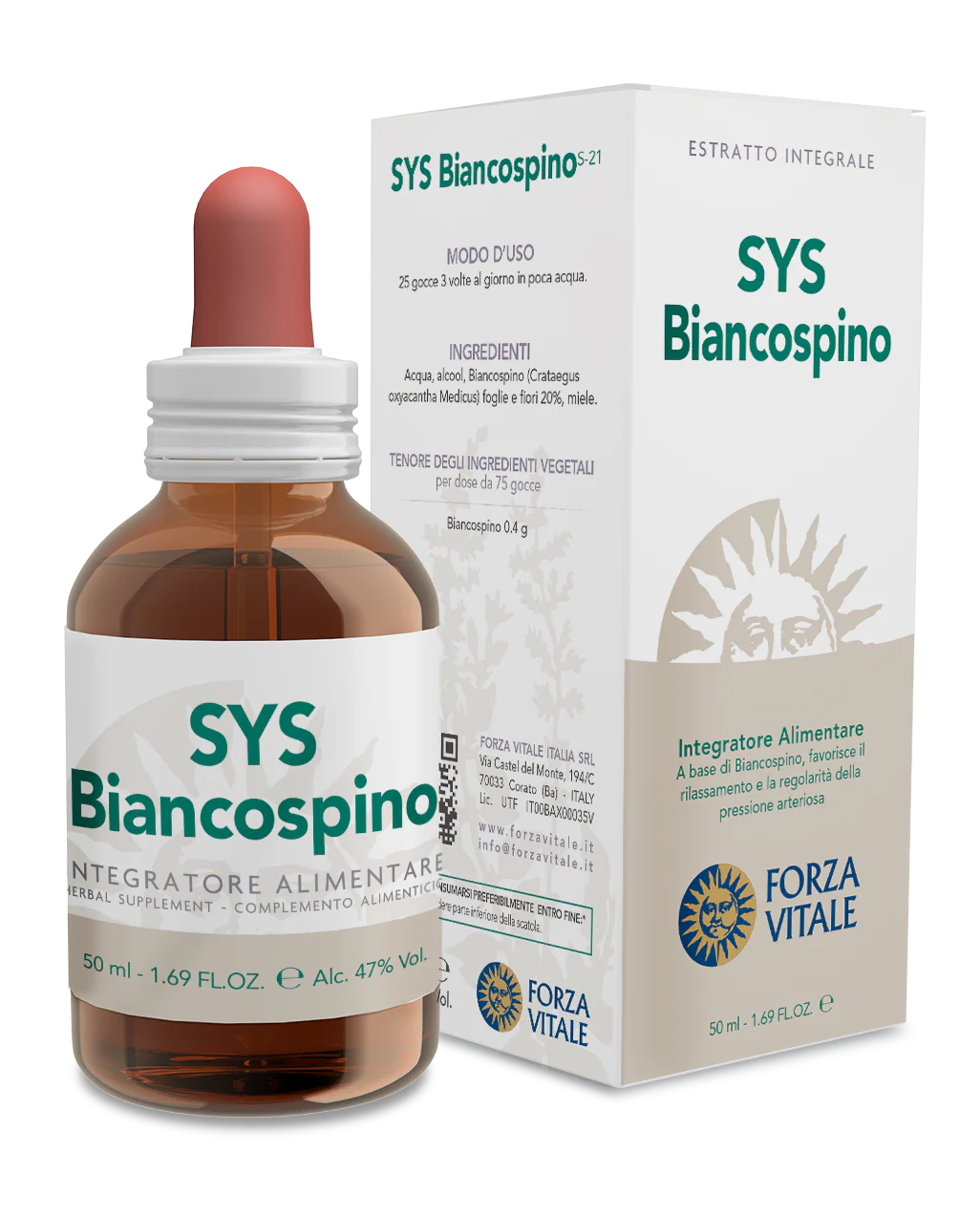 SYS Biancospino · Forza Vitale · 50 ml