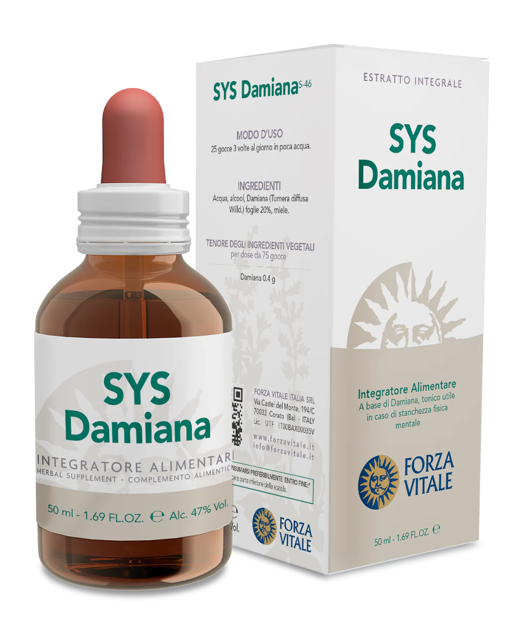 SYS Damiana · Forza Vitale · 50 ml