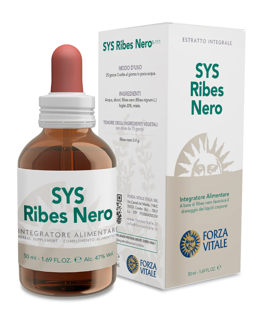 SYS Ribes Nero · Forza Vitale · 50 ml