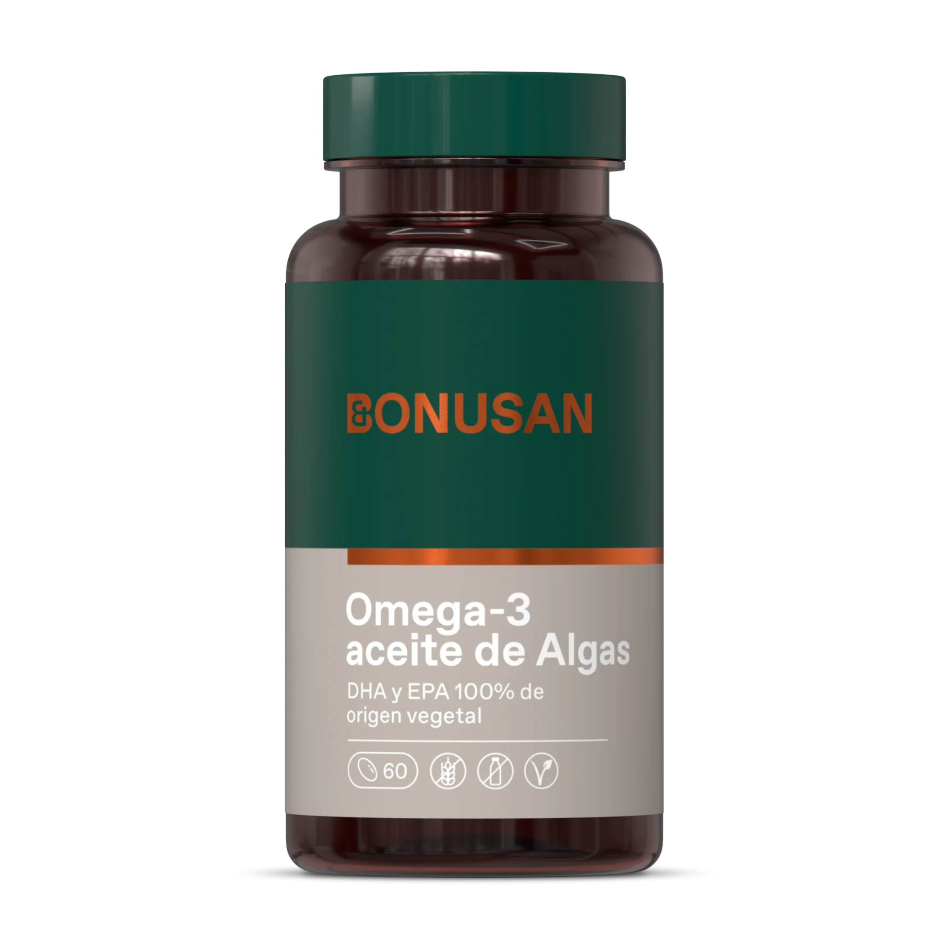 Aceite de Algas Omega 3 · Bonusan · 60 perlas
