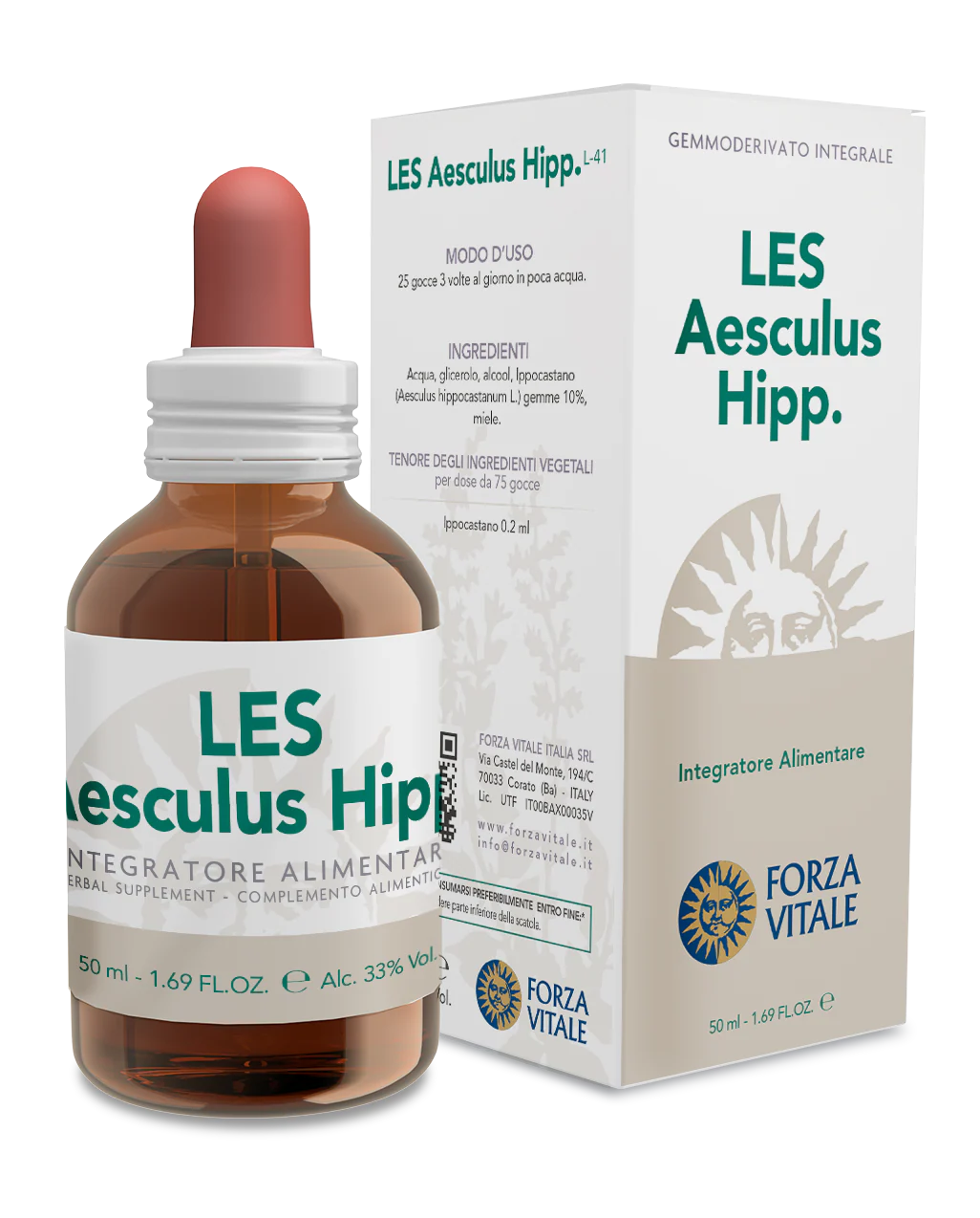 LES Aesculus Hippocastanum · Forza Vitale · 50 ml