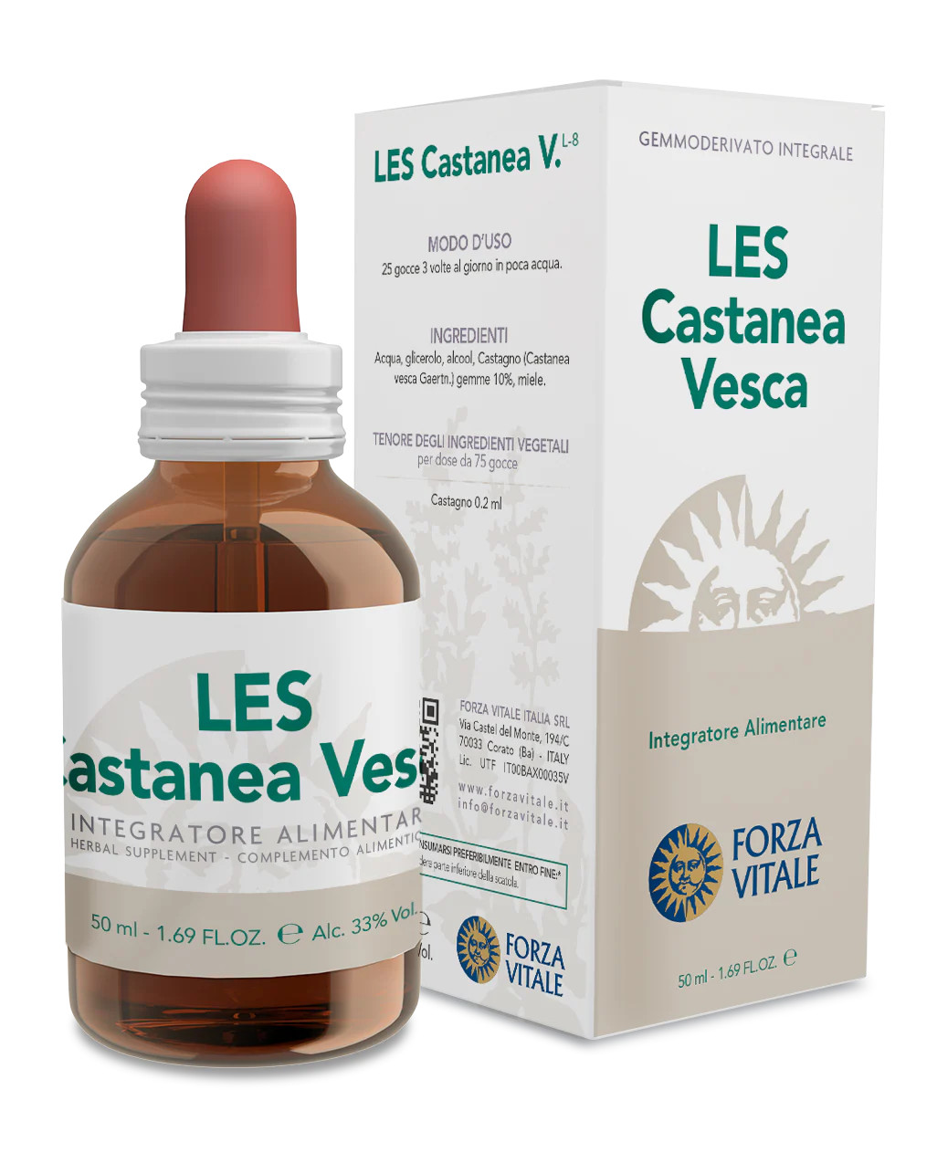 LES Castanea Vesca · Forza Vitale · 50 ml