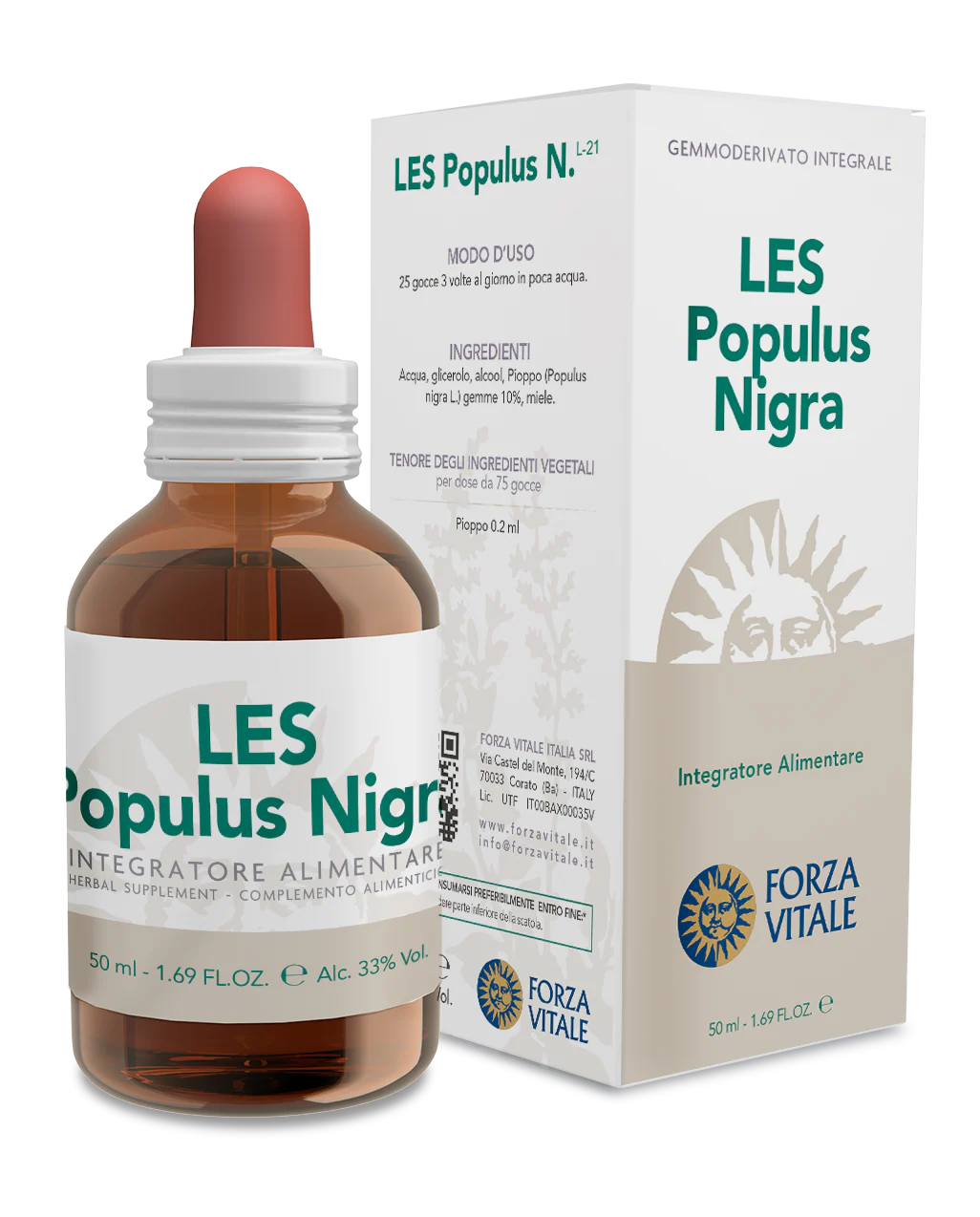 LES Populus NIgra · Forza Vitale · 50 ml