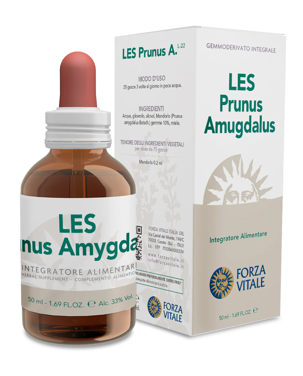 LES Prunus Amydgalus · Forza Vitale · 50 ml