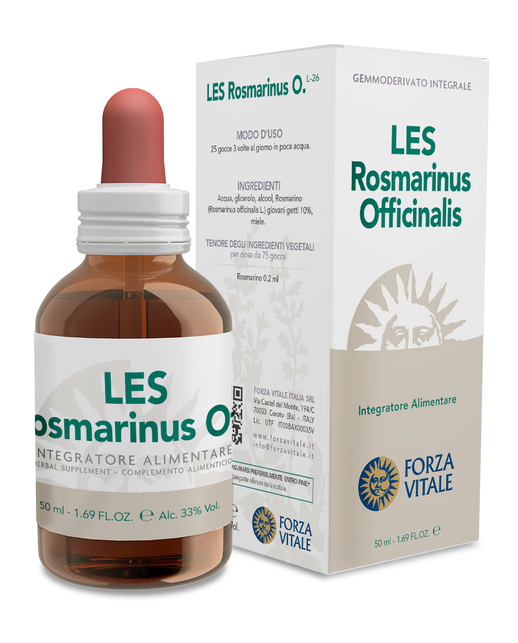 LES Rosmarinus Officinalis · Forza Vitale · 50 ml