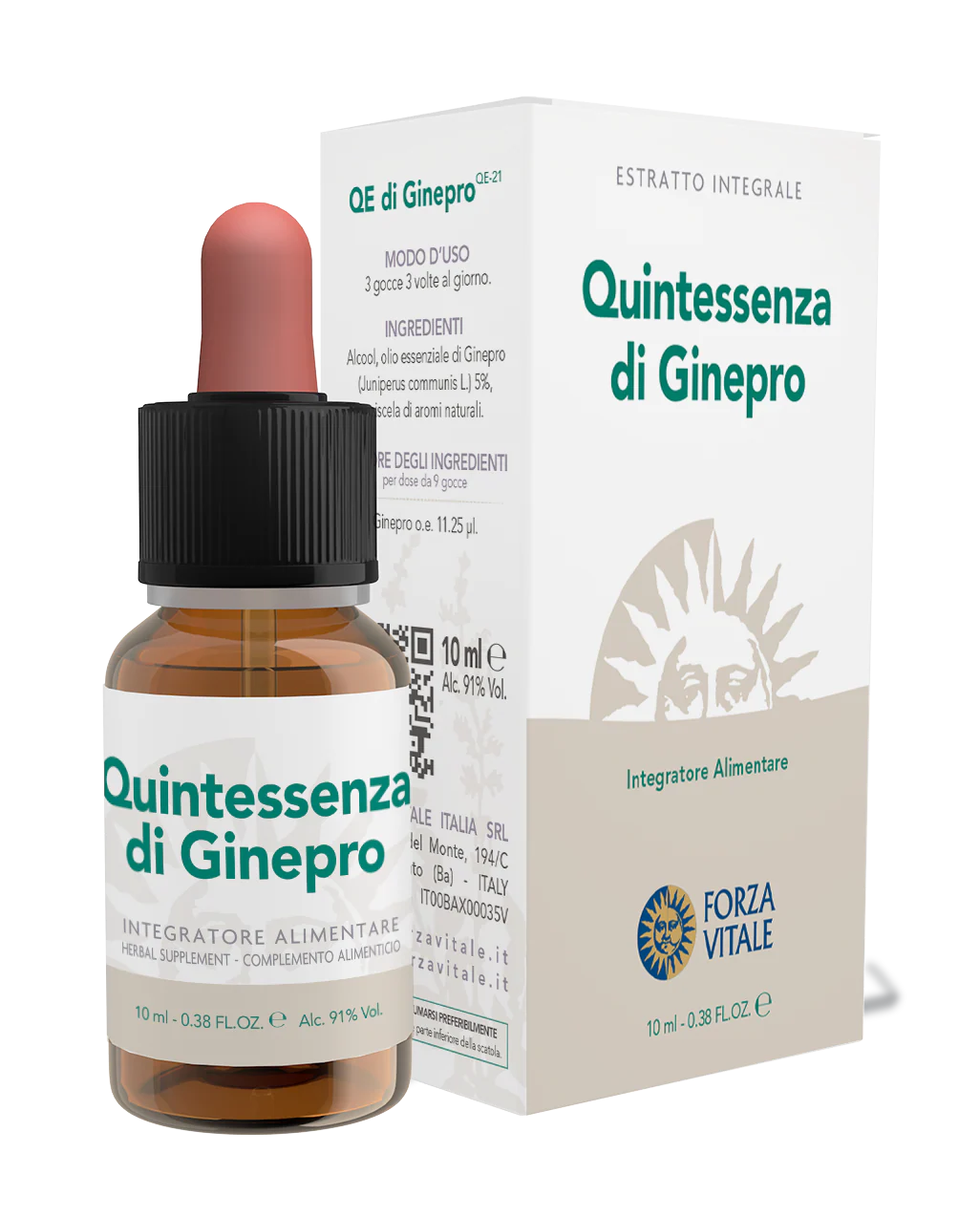 QE Ginepro (Enebro) · Forza Vitale · 10 ml