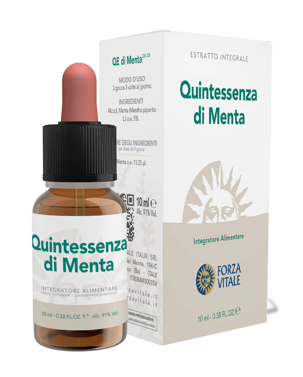 QE Menta · Forza Vitale · 10 ml