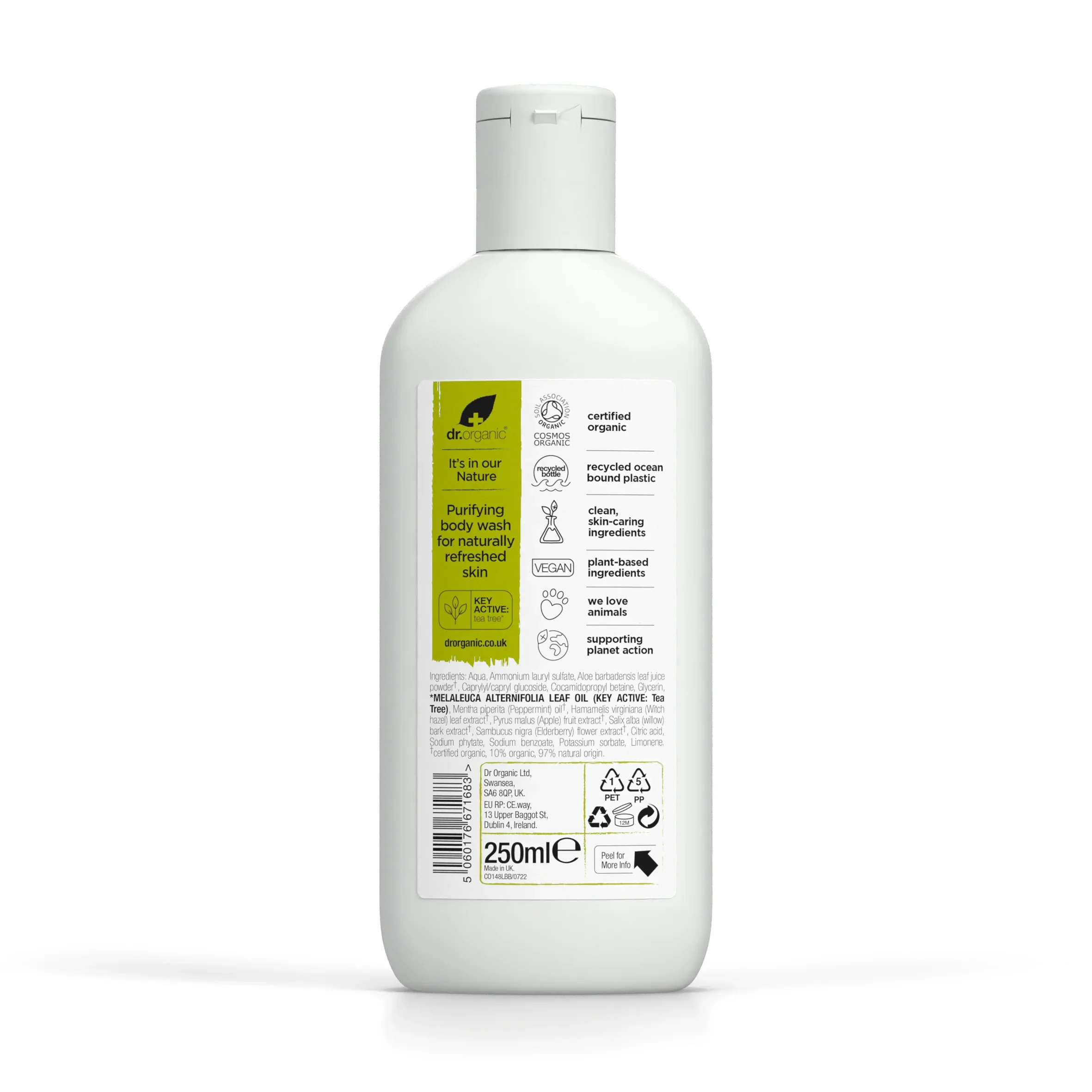 Gel de Ducha Arbol de Te · Dr Organic · 250 ml - Image 2