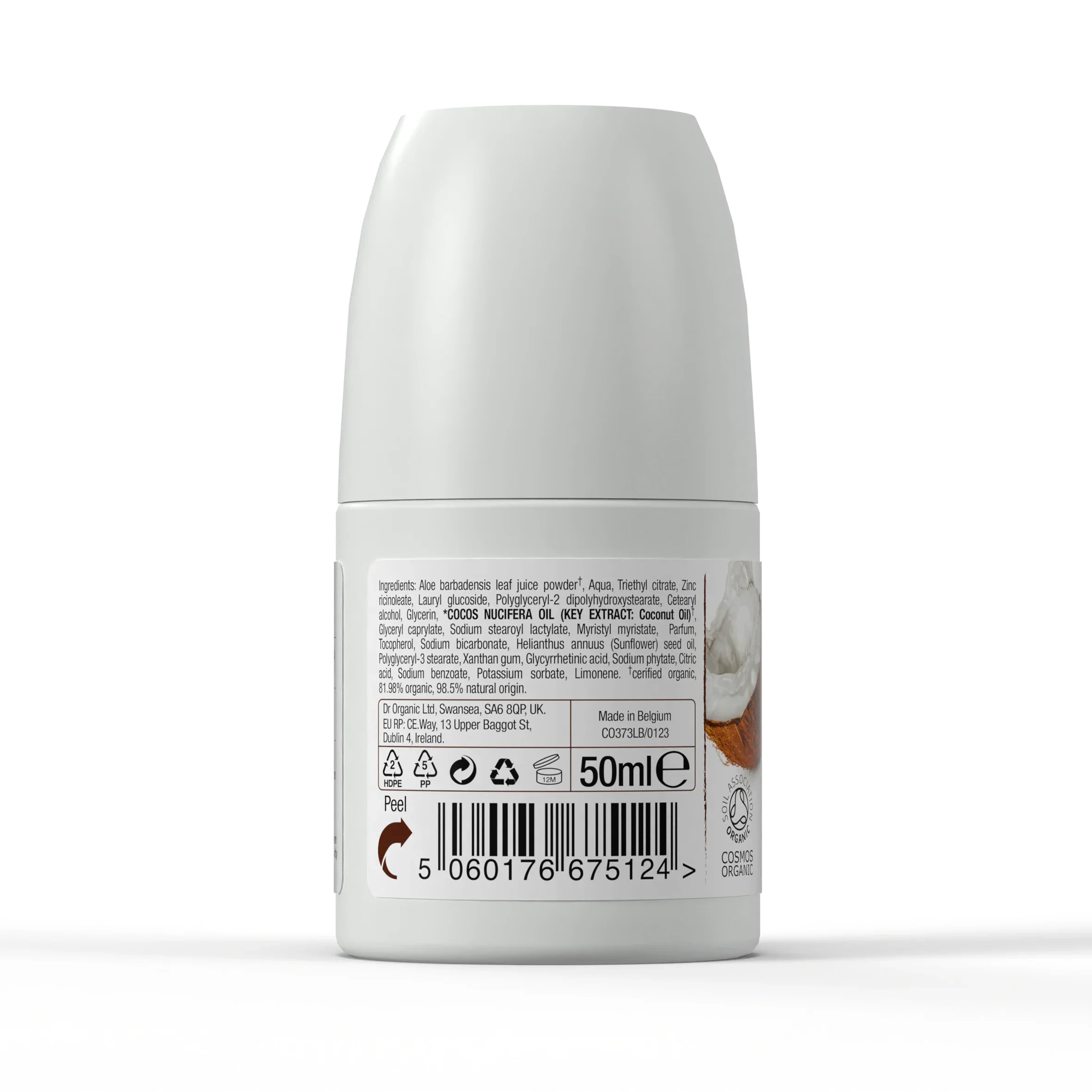 Desodorante Aceite de Coco Virgen · Dr Organic · 50 ml - Image 2