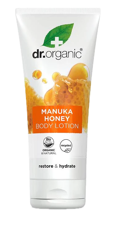 Locion Corporal Miel de Manuka · Dr Organic · 200 ml