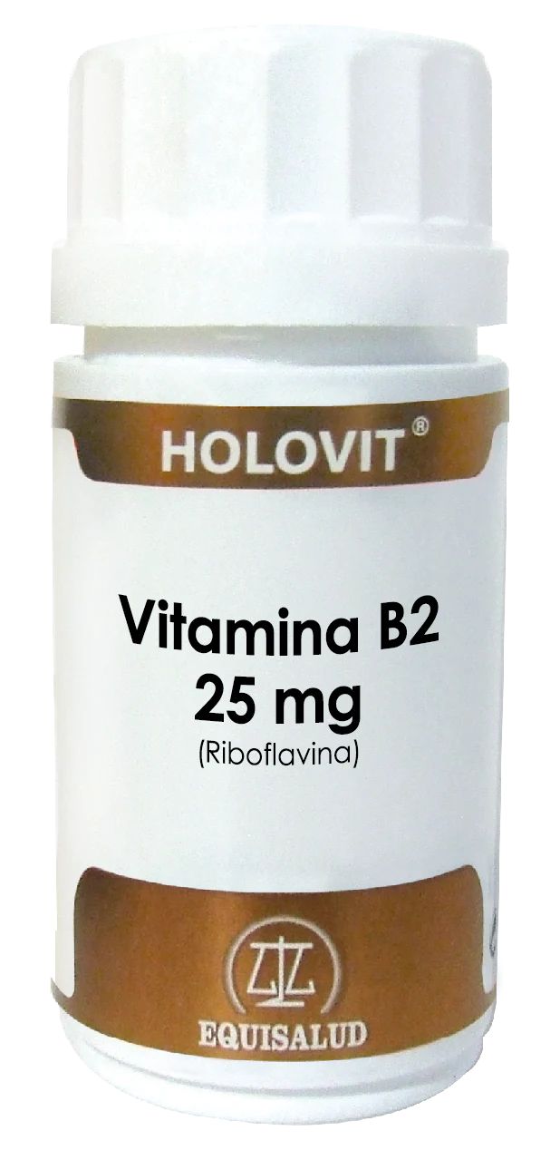 Holovit Vitamina B2 25 mg · Equisalud · 50 cápsulas