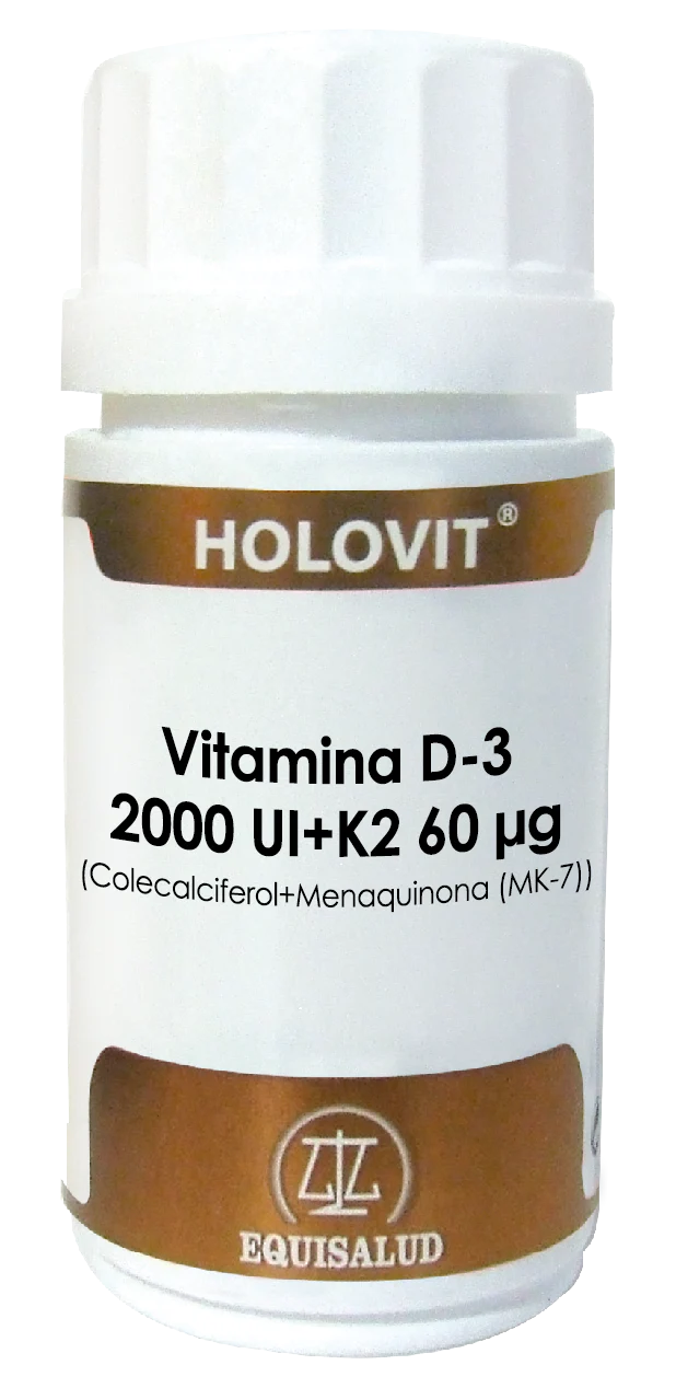 Holovit Vitamina D3 & K2 · Equisalud · 50 cápsulas