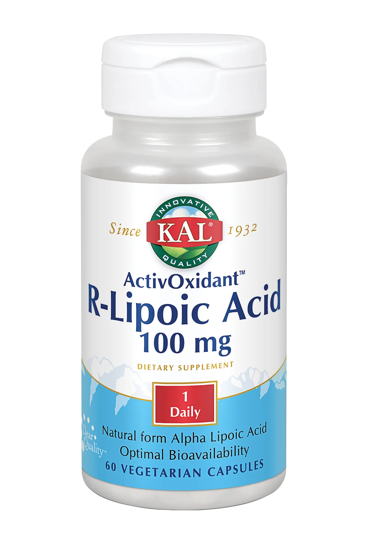 Acido R-Lipoico 100 mg · KAL · 60 cápsulas