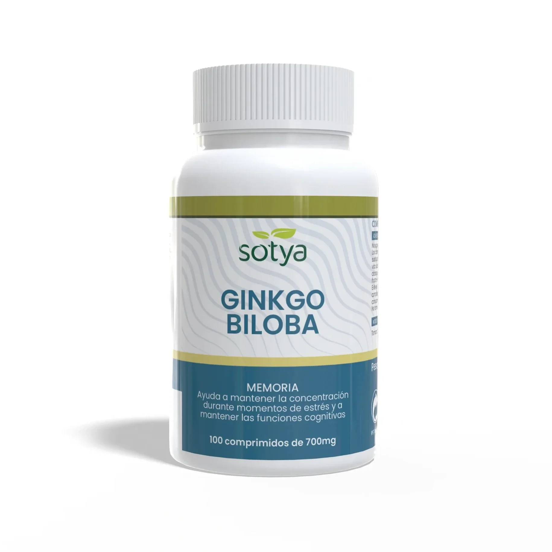 Ginkgo Biloba · Sotya · 100 comprimidos