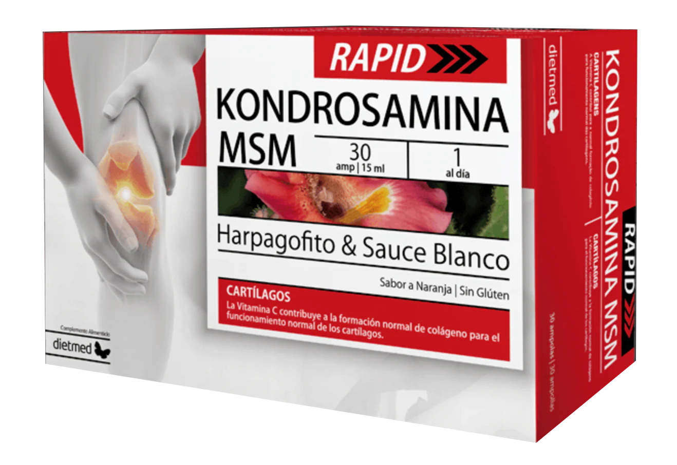Kondrosamina MSM Rapid · DietMed · 30 ampollas