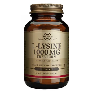 L-Lisina 1.000 mg · Solgar · 50 comprimidos
