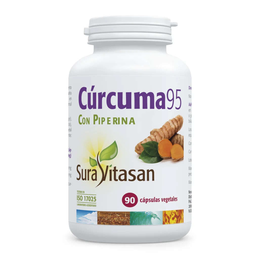Curcuma 95 · Sura Vitasan · 90 cápsulas