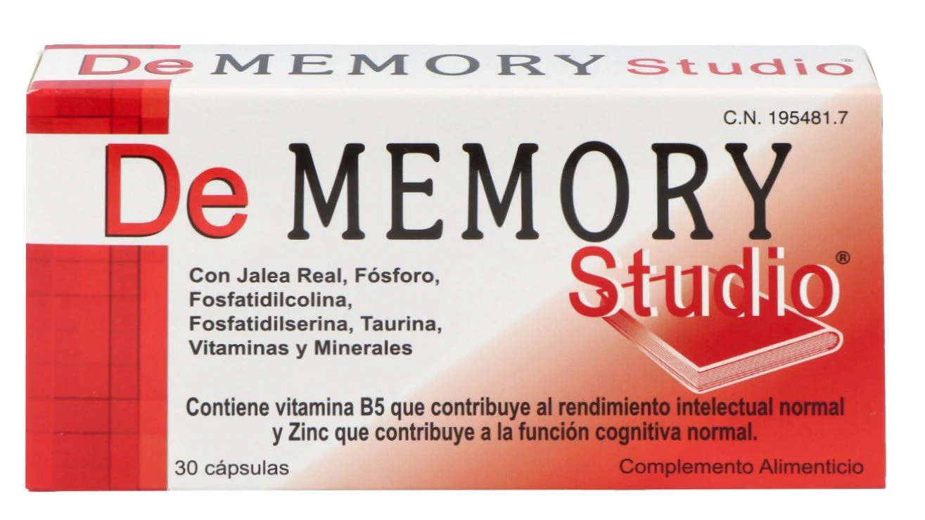 DeMemory Studio · Pharma OTC · 30 cápsulas