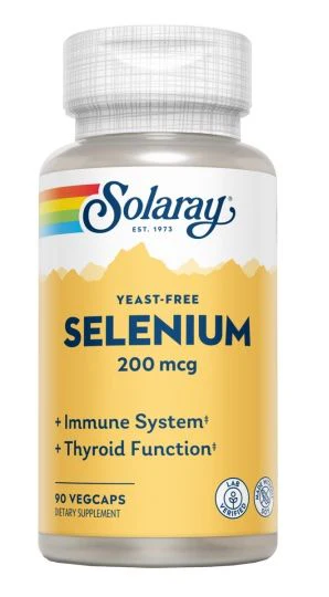 Selenio 200 mcg  · Solaray · 90 cápsulas