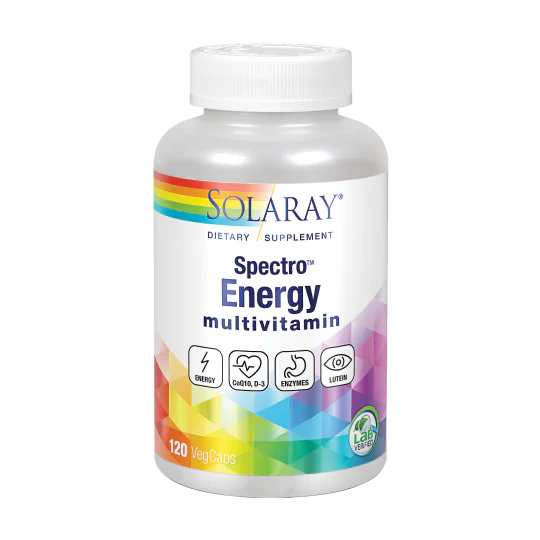Spectro Energy! Multi-Vita-Min · Solaray · 120 cápsulas