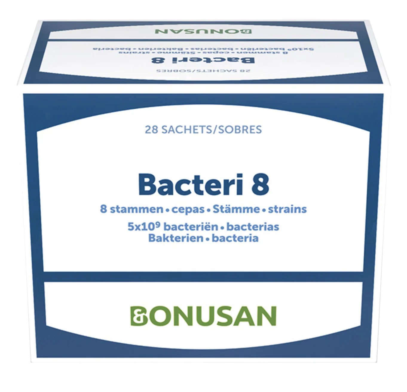 Bacteri 8 · Bonusan · 28 sobres