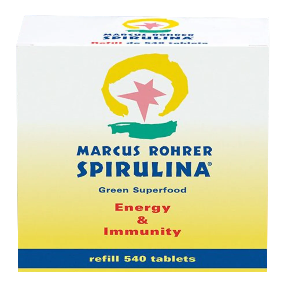 Spirulina · Marcus Rohrer · Recarga 540 comprimidos