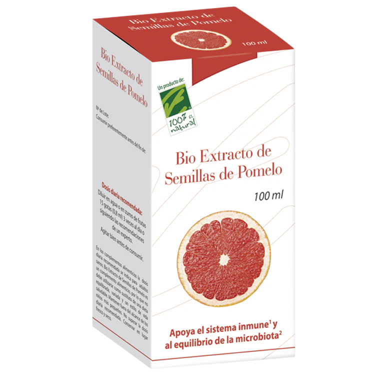 Extracto de Semillas de Pomelo Bio · 100% Natural · 100 ml