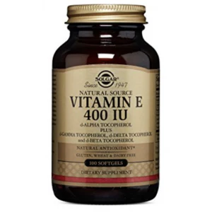 Vitamina E 400 UI · Solgar · 100 perlas