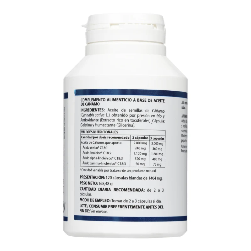 Aceite de Cáñamo 1.000 mg · Equisalud · 120 perlas - Image 2