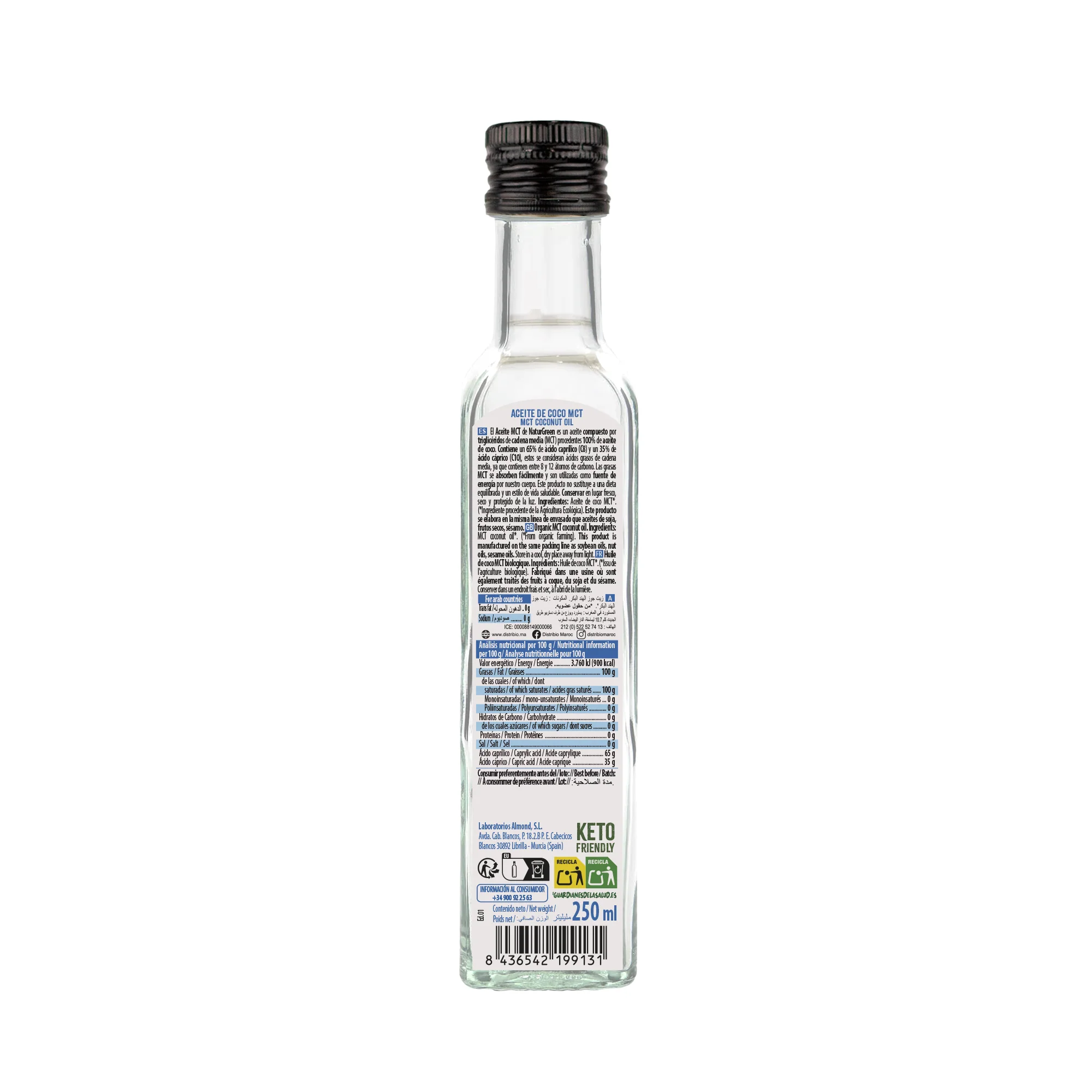 Aceite de Coco MCT Bio · Naturgreen · 250 ml - Image 2