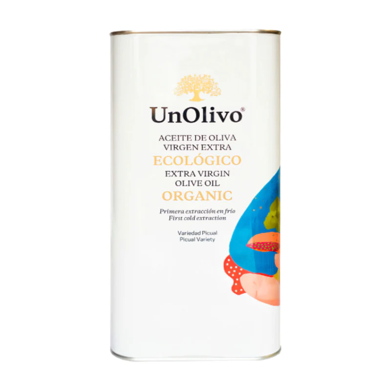 Aceite de Oliva Virgen Extra Ecológico Lata · UnOlivo · 5 litros